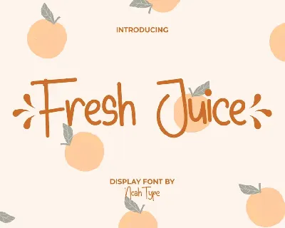 Fresh Juice Demo font