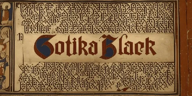 Gotika Strict font