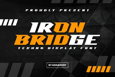 Iron Bridge font