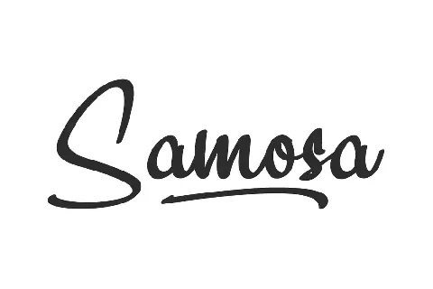 Samosa font