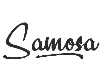 Samosa font