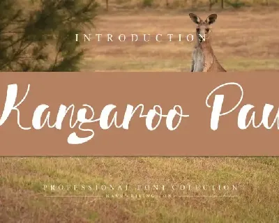 Kangaroo Paw Script font