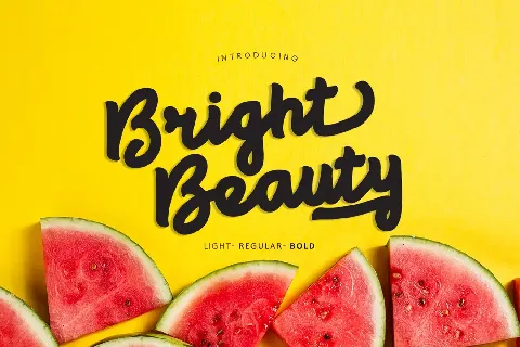 Bright Beauty font