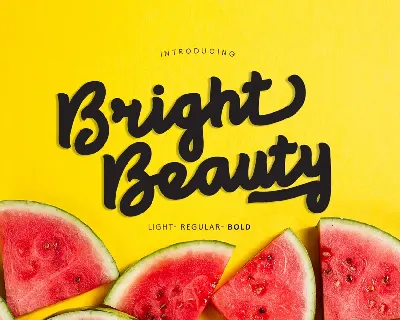 Bright Beauty font