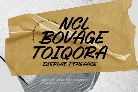 NCL Bovage Toiqora font