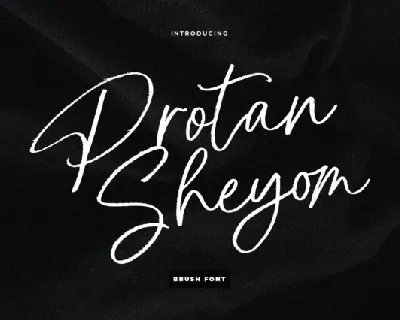 Protan Sheyom Script font