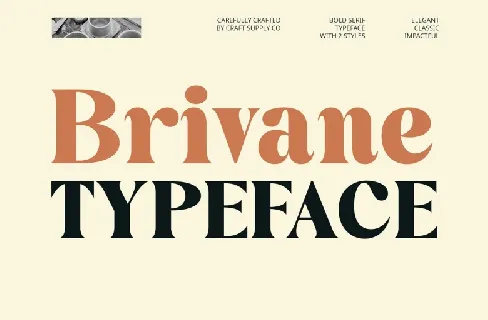 Brivane font