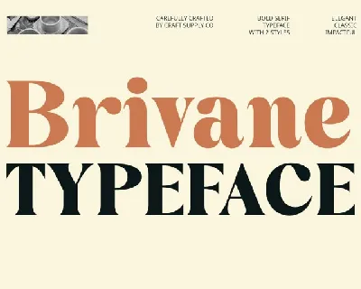 Brivane font