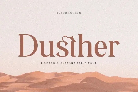 Dusther font