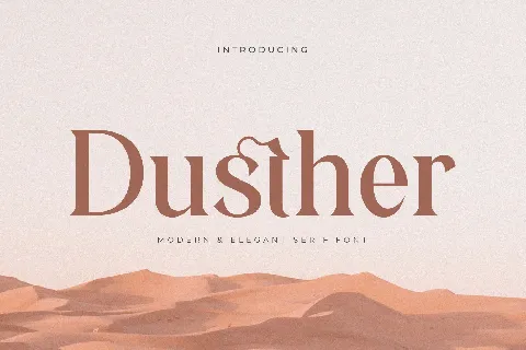 Dusther font