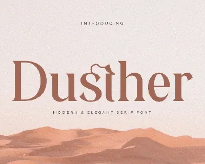 Dusther font