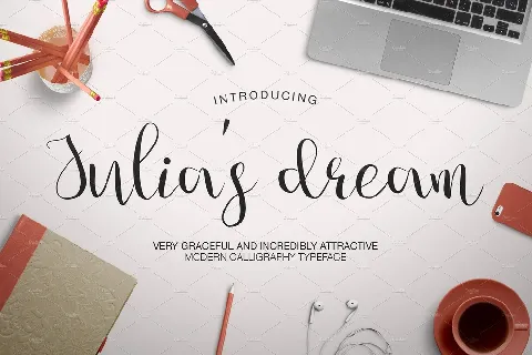 Juliaâ€™s Dream Script font