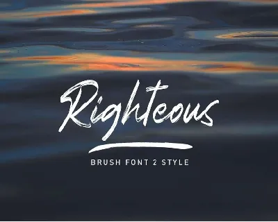 Righteous font