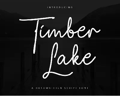 Timber Lake font