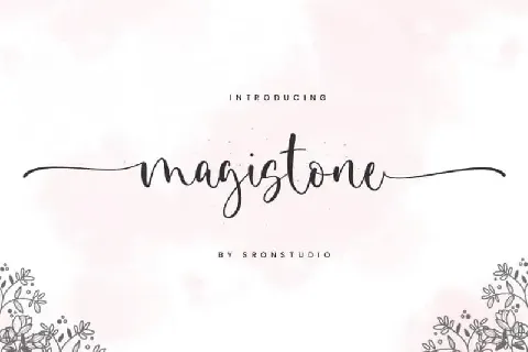 Magistone Calligraphy font