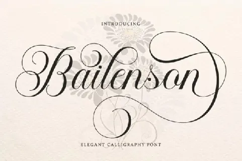 Bailenson font