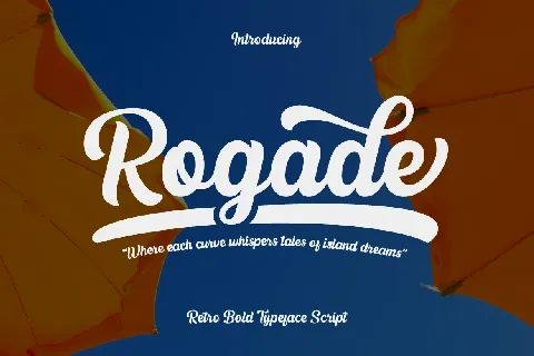 CF Rogade Demo font