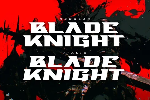 Blade Knight font