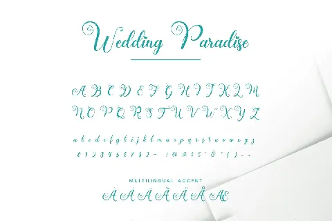 Wedding Paradise font