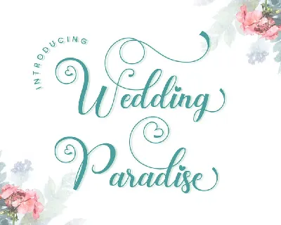 Wedding Paradise font