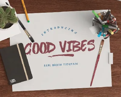 Good Vibes Brush Free font