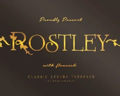 Rostley font