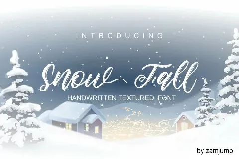 Snow Fall font