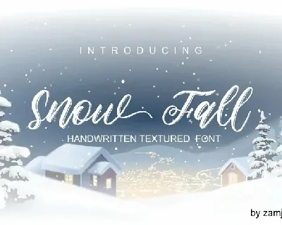 Snow Fall font