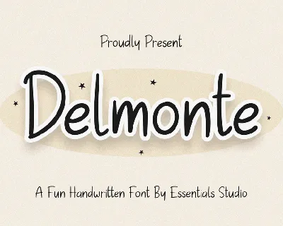 Delmonte font