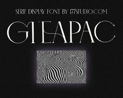 Gteapac font