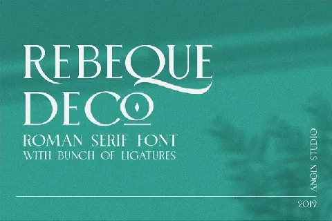 Rebeque Deco Serif font