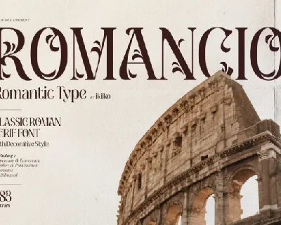 Romancio font