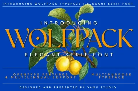 Wolfpack font