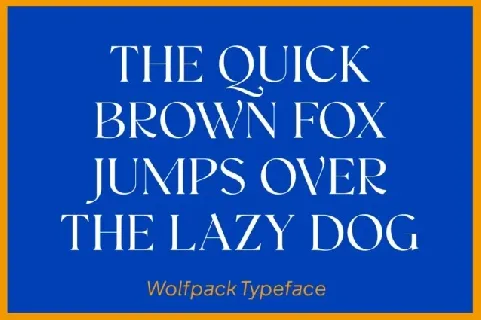 Wolfpack font