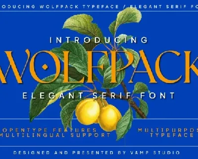 Wolfpack font
