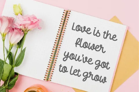 Angela Flower font