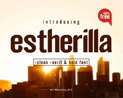 Estherilla Typeface font