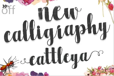 Cattleya Script font