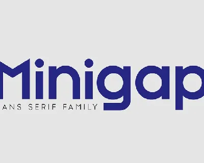 Minigap font