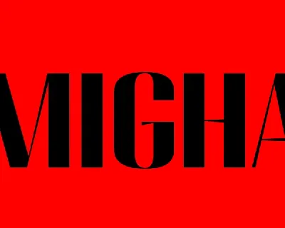 Migha font