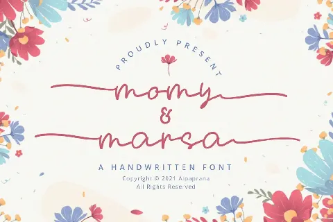 Momy & Marsa font