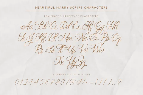 Beautiful Marry font