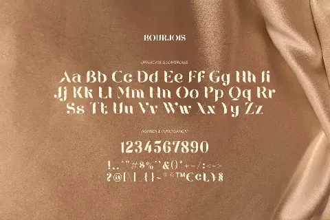 Bourjois font