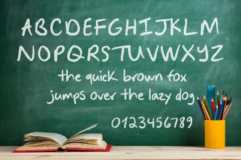 Bright Chalk font