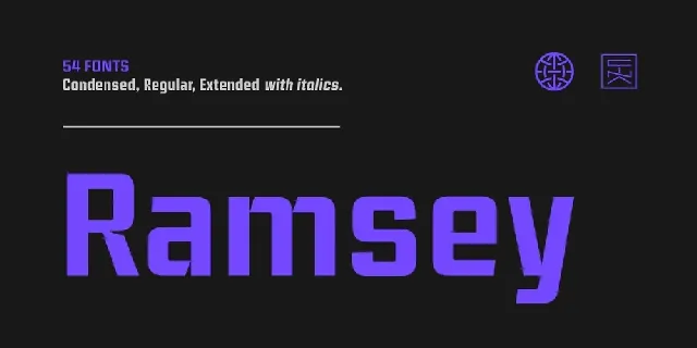 Ramsey font