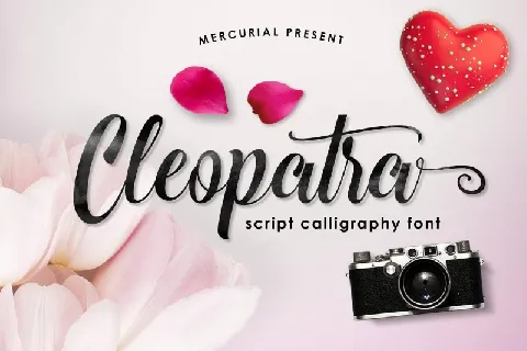 Cleopatra Script font