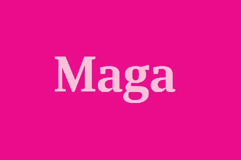 Maga font