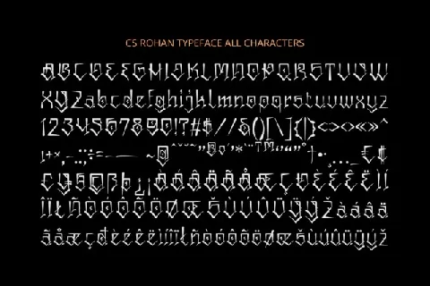 CS Rohan font