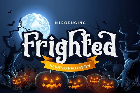 Frighted font