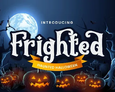 Frighted font